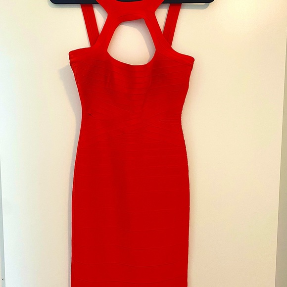 Herve Leger Skylar Cutout Bandage Dress - Picture 3 of 5